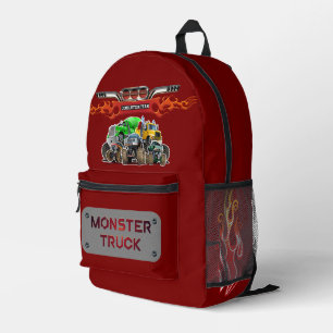 Mochila Impresa camión monstruo personalizado