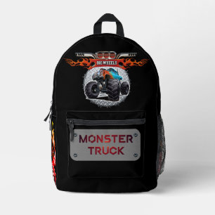 Mochila Impresa camión monstruo personalizado