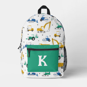 Mochila Impresa Camiones de transporte de Doodle