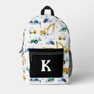 Mochila Impresa Camiones de transporte de Doodle