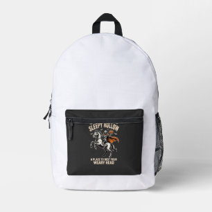 Mochila Impresa Camiseta del Jinete sin Cabeza Sleepy Hollow Hallo