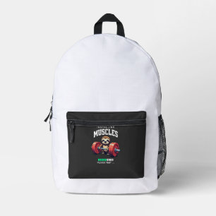 Mochila Impresa Camiseta divertida de gimnasio de fitness de perez