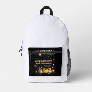 Mochila Impresa Camiseta Divertida de Graduación con Motivación Ce