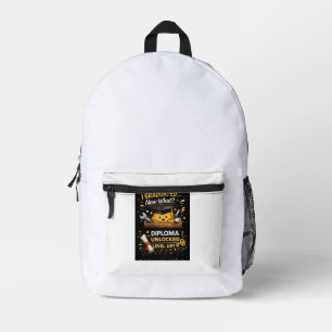 Mochila Impresa Camiseta Divertida de Graduación – Me Gradué ¿Y Ah
