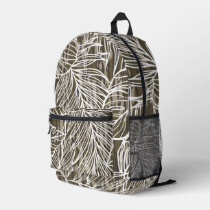 Mochila Impresa Camo de Fondos Botánicos Perfectos