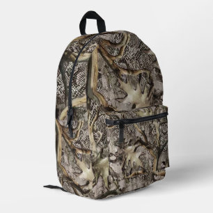 Mochila Impresa Camo de Hojas Secas para Cazadores