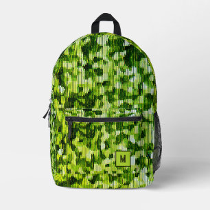 Mochila Impresa Camo digital de serpiente de jungla futurista