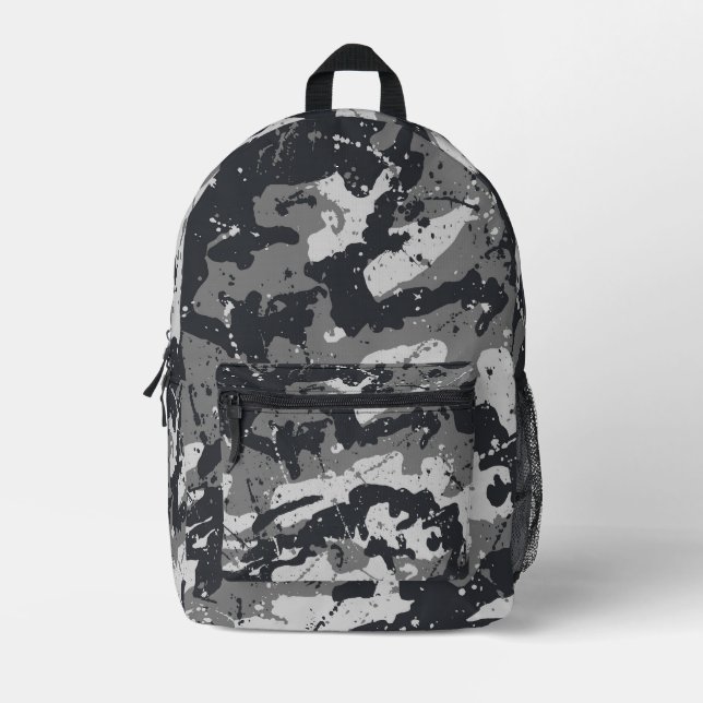 Mochila Impresa Camo militar (Anverso)
