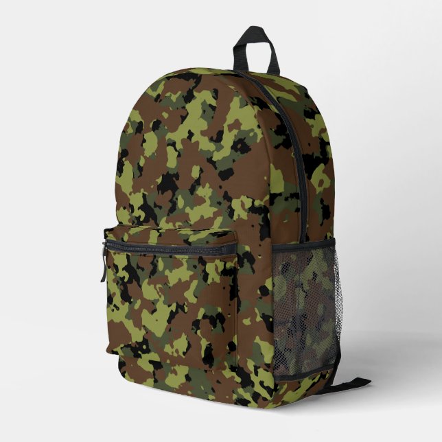 Mochila Impresa Camo verde forestal (Esquina derecha trasera )