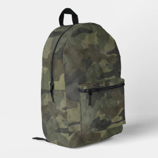 Mochila Impresa Camo Verde Grunge Khaki único en problemas