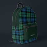 Mochila Impresa Campbell Tartán personalizado clásico<br><div class="desc">Aumente su experiencia escolar con nuestra mochila Campbell Tartan, diseñada para reflejar su estilo único y satisfacer algunas de sus necesidades escolares. Con la opción de agregar su nombre o iniciales, esta mochila es tan individual como usted. Hacerlo el compañero perfecto para todo, desde apurarse a clases hasta pasar el...</div>