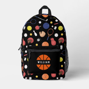 Mochila Impresa Campeón Deportivo Moderno Lindo Personalizado Niño