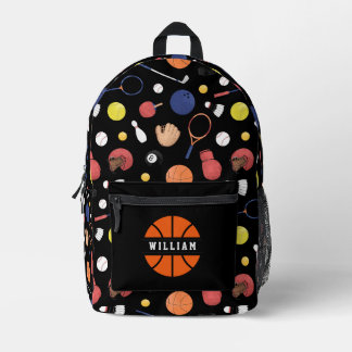 Mochila Impresa Campeón Deportivo Moderno Lindo Personalizado Niño