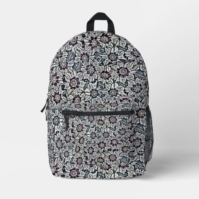 Mochila Impresa Campo De Margaritas (Anverso)