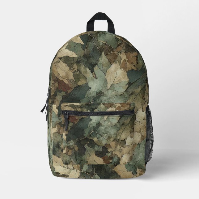 Mochila Impresa Camuflaje (Anverso)