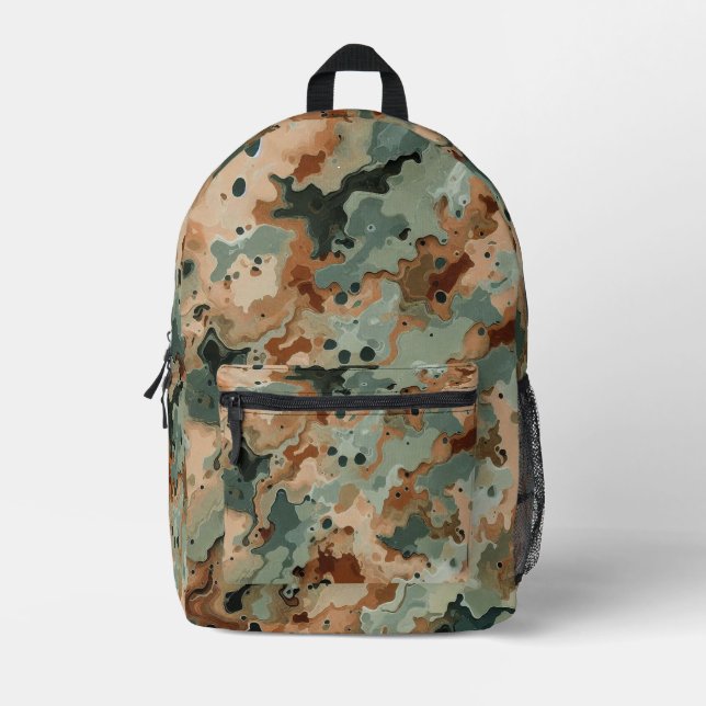 Mochila Impresa Camuflaje (Anverso)