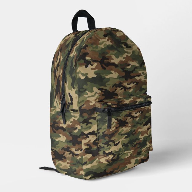 Mochila Impresa Camuflaje (Esquina izquierda trasera)