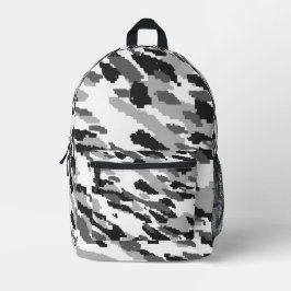 Mochila Impresa Camuflaje de nieve ártica