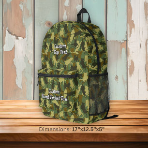 Mochila Impresa Camuflaje de Woodland para gatos