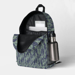 Mochila Impresa Camuflaje Militar Bosque Raya de Tigre