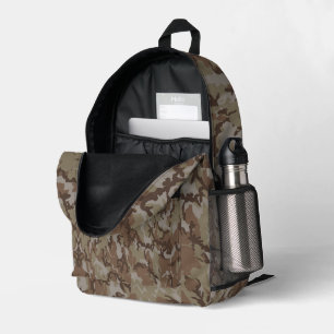 Mochila Impresa Camuflaje Militar Desierto Boscoso 