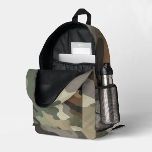 Mochila Impresa Camuflaje Moderno que Llama la Atención