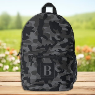 Mochila Impresa Camuflaje monográfico personalizado de camo gris n