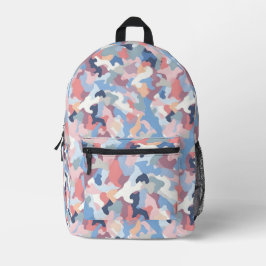 Mochila Impresa Camuflaje Pastel 