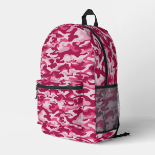 Mochila Impresa Camuflaje rosa de Camo