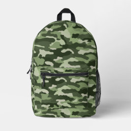 Mochila Impresa Camuflaje verde