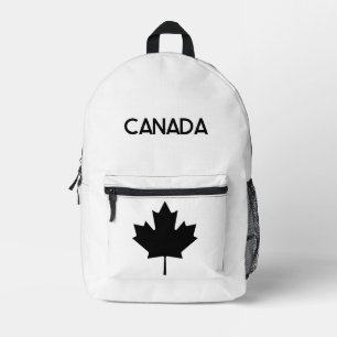Mochila Impresa CANADÁ. Bandera canadiense. Patriótico. 