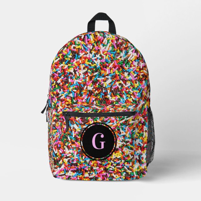Mochila Impresa Candy Sprinkles (Anverso)