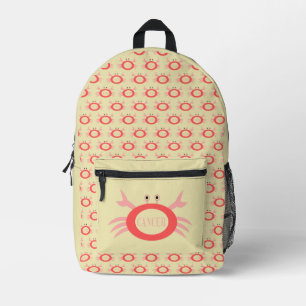 Mochila Impresa Cangrejo con estrella de cáncer