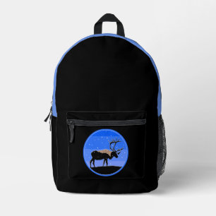 Mochila Impresa Caribou in Winter - Arte original de la vida salva