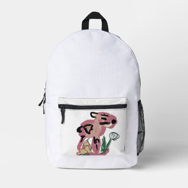 Mochila Impresa Carpincho Dulce (Anverso)