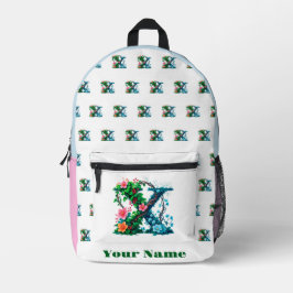 Mochila Impresa Carta Personalizada X