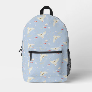 Mochila Impresa Cartas y Libros Patrón de Correo de Búho Hedwig