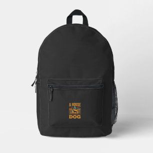 Mochila Impresa Casa de perro vintage