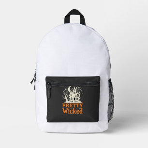 Mochila Impresa Casa Embrujada de Halloween Pretty Wicked_1
