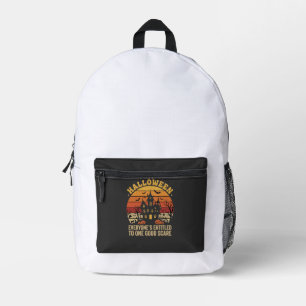 Mochila Impresa Casa Embrujada de Halloween Un Buen Diseño de Terr