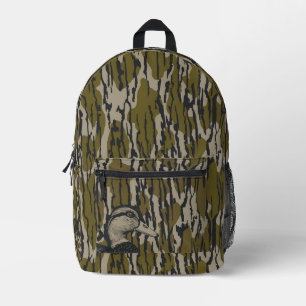 Mochila Impresa Caza de patos con camuflaje de tierras bajas