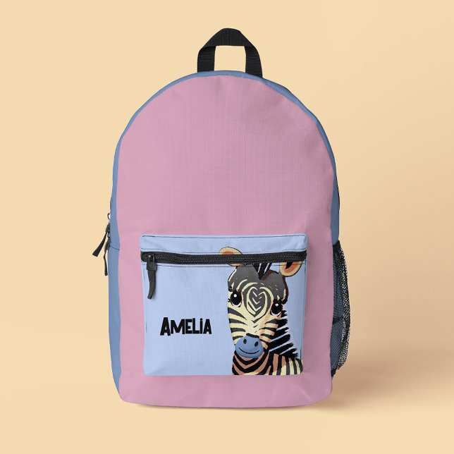 Mochila Impresa Cebra de bebé personalizada (Subido por el creador)