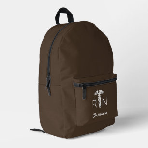 Mochila Impresa Cedar Brown, personalizado de Graduación de Enferm
