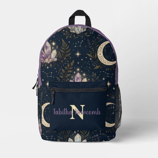 Mochila Impresa Celeste (Anverso)