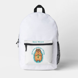 Mochila Impresa CEO divertido de Capybara que no hace nada