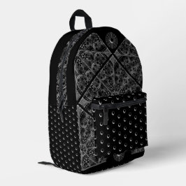 Mochila Impresa Ceramic Lace Black