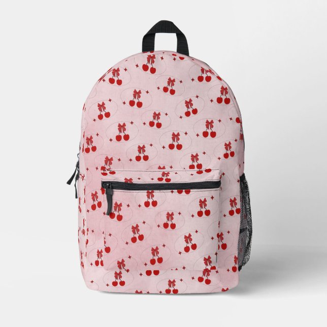 Mochila Impresa Cereza (Anverso)