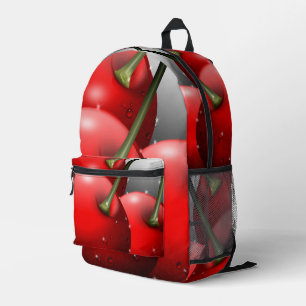 Mochila Impresa Cerezas con gotas de excremento