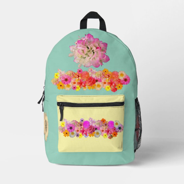 Mochila Impresa Champion's Bouquet Print Cut Sew Bag (Anverso)