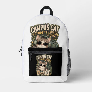 Mochila Impresa Chaqueta de mezclilla